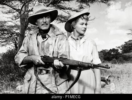 Original Film Title: KILLERS OF KILIMANJARO.  English Title: KILLERS OF KILIMANJARO.  Film Director: RICHARD THORPE.  Year: 1959.  Stars: ROBERT (SCHAUSPIELER) TAYLOR; ANNE AUBREY. Credit: COLUMBIA PICTURES / Album Stock Photo