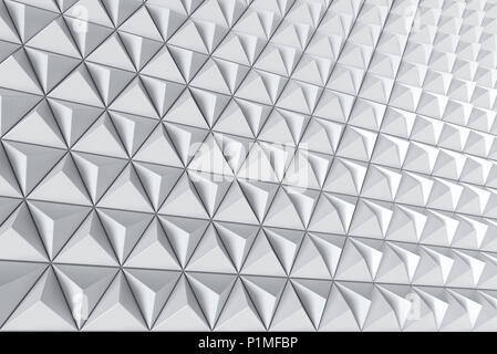 Monochrome abstract 3D minimalistic geometrical background of triangles Stock Photo