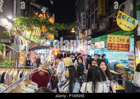 Famous,Shilin,night,street,eating,out,food,market,biggest,in,Taiwan,Shi Lin,District,Taipei,Taiwan,China,Chinese,Republic of China,ROC,Asia,Asian, Stock Photo