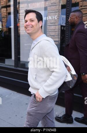 New York, NY, USA. 12th June, 2018. Michael Ian Black, seen at BUILD Series to promote his new book I'M SAD out and about for Celebrity Candids - TUE, New York, NY June 12, 2018. Credit: Derek Storm/Everett Collection/Alamy Live News Stock Photo