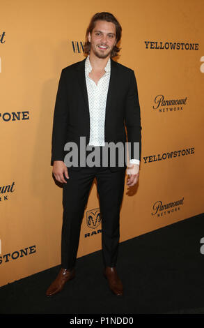 Los Angeles, California, USA. 11th June, 2018. 11 June 2018 - Los Angeles, California - Luke Grimes. ''Yellowstone'' World Premiere held at Paramount Studios. Photo Credit: F. Sadou/AdMedia Credit: F. Sadou/AdMedia/ZUMA Wire/Alamy Live News Stock Photo