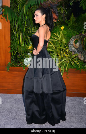 Los Angeles, California, USA. 12th June, 2018. Daniella Pineda 069 attends the premiere of Universal Pictures and Amblin Entertainment's 'Jurassic World: Fallen Kingdom' on June 12, 2018 in Los Angeles, California Credit: Tsuni / USA/Alamy Live News Stock Photo