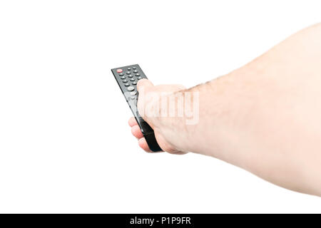 Operations using the remote control Stock Photo