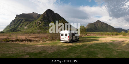 Burstner Citycar 600 series in Norway Stock Photo