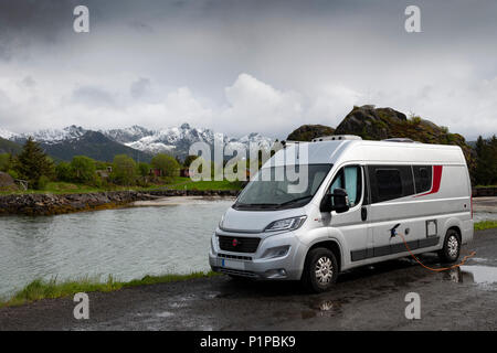 Burstner Citycar 600 series in Norway Stock Photo