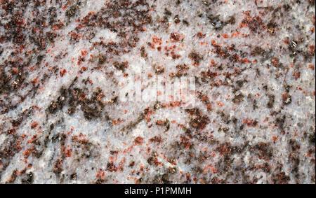 Granite surface; Stanstead, Quebec, Canada Stock Photo