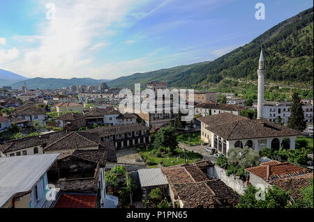 Berat, Albania, View of the Koenigsmoschee Stock Photo