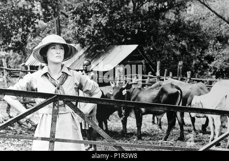 Original Film Title: OUT OF AFRICA.  English Title: OUT OF AFRICA.  Film Director: SYDNEY POLLACK.  Year: 1985.  Stars: MERYL STREEP. Credit: UNIVERSAL PICTURES / Album Stock Photo