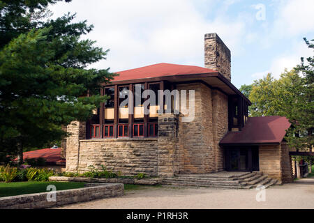 Taliesin estate of Frank Lloyd Wright in Spring Green Wisconsin Stock Photo