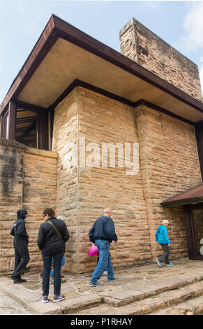 Taliesin estate of Frank Lloyd Wright in Spring Green Wisconsin Stock Photo