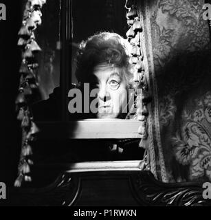 Original Film Title: MURDER AT THE GALLOP.  English Title: MURDER AT THE GALLOP.  Film Director: GEORGE POLLOCK.  Year: 1963.  Stars: MARGARET RUTHERFORD. Credit: M.G.M BRITISH / Album Stock Photo