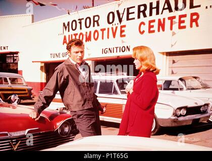 Original Film Title: BUS RILEY'S BACK IN TOWN.  English Title: BUS RILEY'S BACK IN TOWN.  Film Director: HARVEY HART.  Year: 1965.  Stars: MICHAEL PARKS; ANN-MARGRET. Credit: UNIVERSAL PICTURES / Album Stock Photo