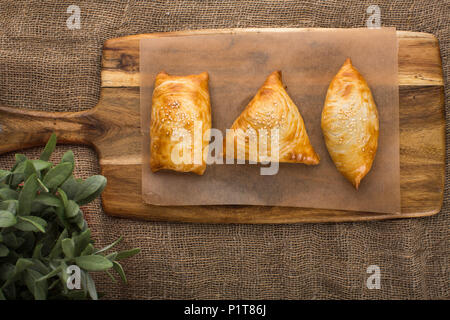 Tasty buns of different shapes Stock Photo