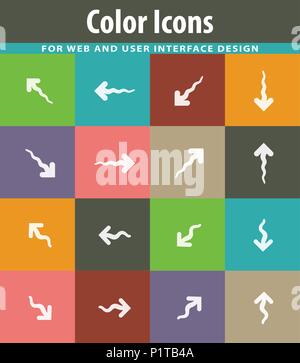 user interface reload arrows web and mobile app linear style vector ...