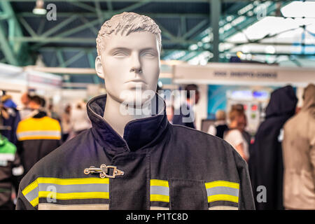 Man mannequin in protective clothes overalls Stock Photo