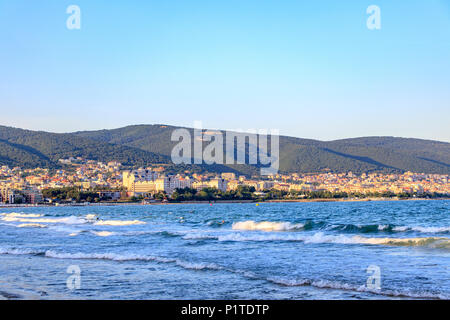 Sveti Vlas resort on the Black Sea coast of Bulgaria Stock Photo