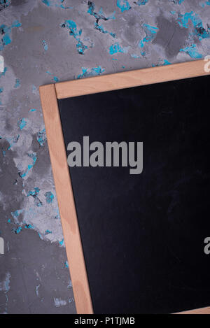 Empty chalkboard in wooden frame  Stock Photo