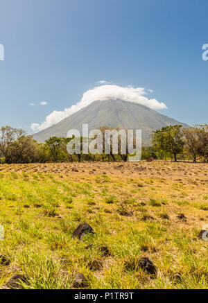 Ometepe Volcanic island Stock Photo