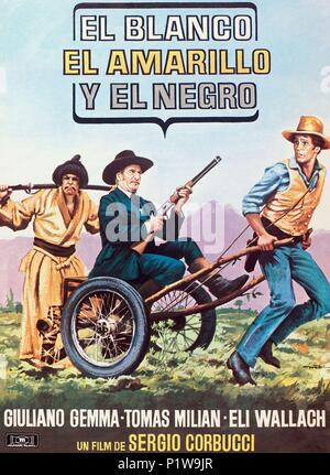 Original Film Title: BIANCO, IL GIALLO, IL NERO, IL.  English Title: SHOOT FIRST... ASK QUESTIONS LATER.  Film Director: SERGIO CORBUCCI.  Year: 1975. Stock Photo