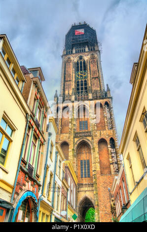 View of the Dom Tower of Utrecht, the Netherlands Stock Photo