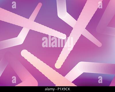 Abstract gradient shape. Modern colorful geometric background. Pink and violet color. Vector illustration Stock Vector