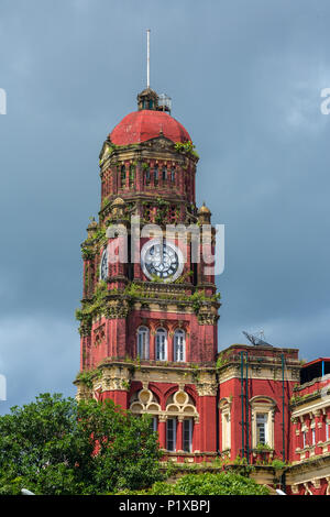 High Court building in Yangon, Myanmar. It is an iconic colonial era building located in Rangoon city, Burma Stock Photo