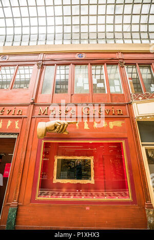 The Musée Grévin is a wax museum in Paris located on the Grands Boulevards in the 9th arrondissement Stock Photo