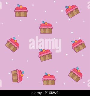 Imprimir Candy pattern background Stock Vector