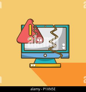 Meltdown and spectre Stock Vector