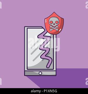 Meltdown and spectre Stock Vector