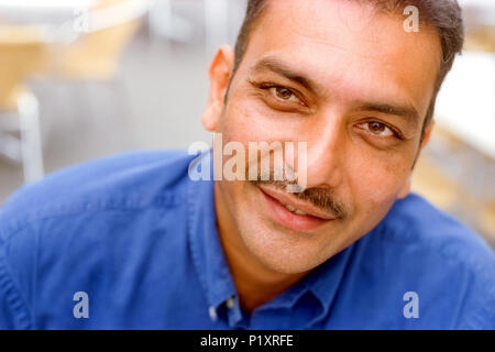 Cricketer Ravi Shastri at the Rose Bowl in Hampshire Stock Photo