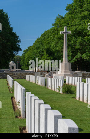 Delville Wood Cemetery, South African National Memorial, Somme Stock Photo