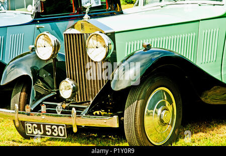 Rolls Royce 20 25 at Classic show at Wynyard Hall, Billingham on Tees, England Stock Photo