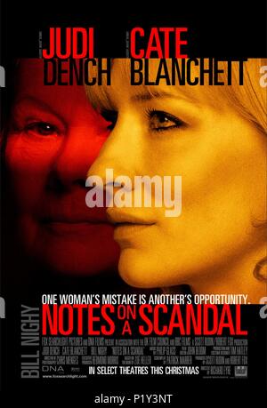 Original Film Title: NOTES ON A SCANDAL.  English Title: NOTES ON A SCANDAL.  Film Director: RICHARD EYRE.  Year: 2006. Credit: FOX SEARCHLIGHT PICTURES / Album Stock Photo