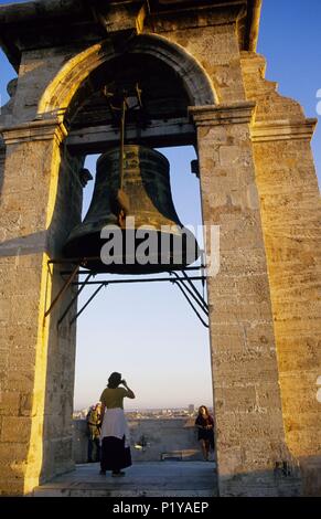 Cathedral belfry: Torre del Micalet / Miguelete tower. Stock Photo