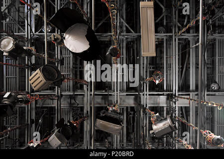 set of lighting on the ceiling Stock Photo