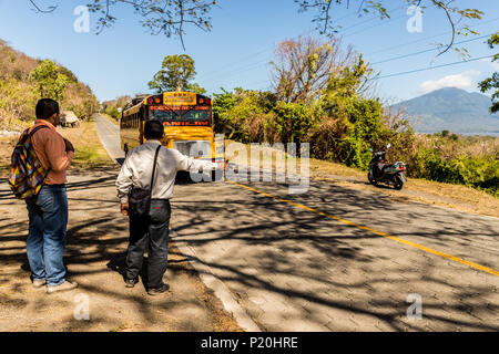 Ometepe Volcanic island Stock Photo