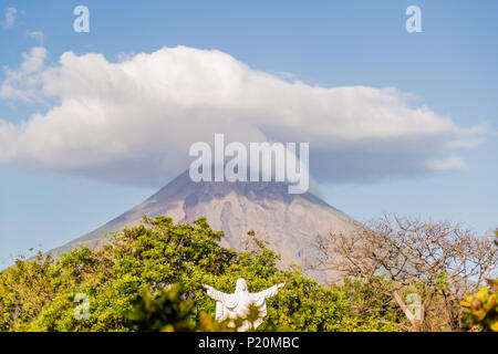 Ometepe Volcanic island Stock Photo