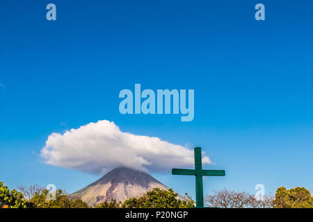 Ometepe Volcanic island Stock Photo