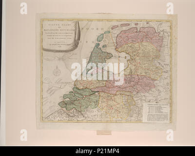 . Nieuwe kaart der Bataafsche Republiek, verdeeld in VIII departementen, volgens de acte van staatsregeling voor het Bataafsche volk . Scale [c. 1:600.000] . 1798 XUBAKZL12A9 013, 3/29/12, 4:54 PM,  8C, 7992x10656 (0+0), 100%%%%, JUNI 2011 PPRO, 1/120 s, R55.3, G22.5, B20.0 190 Map - Special Collections University of Amsterdam - OTM- HB-KZL I 2 A 9 (13)