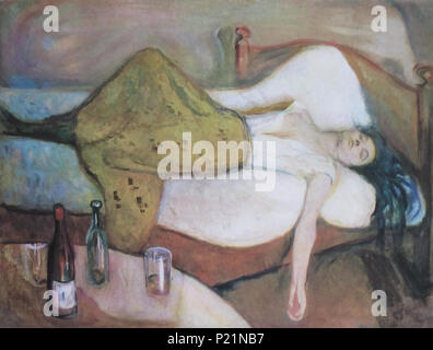 . The Day After .  Deutsch: Der Tag danach. Gemälde von Edvard Munch Español: El día después. Pintura de Edvard Munch . 1894 196 MunchDerTagdanach1894 Stock Photo
