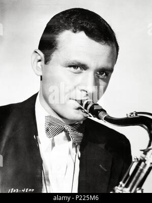 American jazz saxophone player Stan Getz. Stock Photo