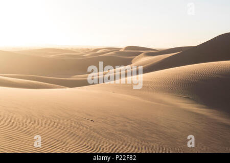 Morocco, Erg Chigaga, Sahara desert Stock Photo