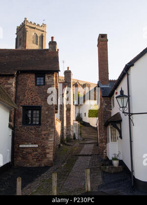 church-steps-higher-town-minehead-stock-photo-alamy