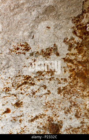 old rust texture on worn rough surface, weathered, grungy and rustic. Stock Photo