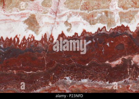 Rusty red marble stone pattern background surface Stock Photo