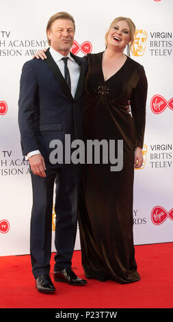 The Virgin TV British Academy Television Awards 2018 held at the Royal Festival Hall - Arrivals  Featuring: Sean Bean, Ashley Moore Where: London, United Kingdom When: 13 May 2018 Credit: Mario Mitsis/WENN.com Stock Photo
