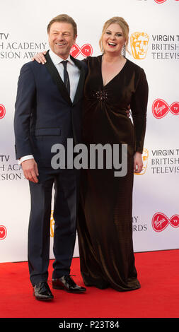 The Virgin TV British Academy Television Awards 2018 held at the Royal Festival Hall - Arrivals  Featuring: Sean Bean, Ashley Moore Where: London, United Kingdom When: 13 May 2018 Credit: Mario Mitsis/WENN.com Stock Photo