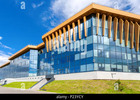 Innopolis, Russia - June 11, 2018: Modern building of Innopolis university. Innopolis city in Republic of Tatarstan, Russia Stock Photo