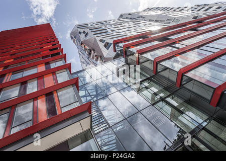 Modern architecture in Rotterdam Stock Photo